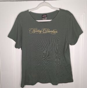 Baby Tee Harley Davidson Woman's Tshirt XL